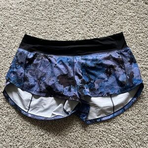 Lululemon Speed Up Short *2.5" Screen Camo Multi / Black